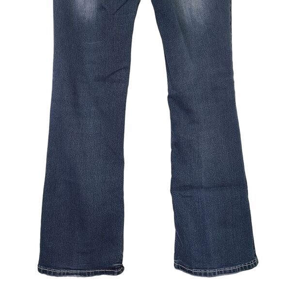 Premium Vanity Collection 26W 31L Boot Cut Embellished Jeans Criss Cross - Picture 6 of 12